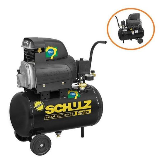 Compressor ar 8,6pés pratiko csi 8,6 25l 220v schulz Menor preço em Compressor ar 8,6pés pratiko csi 8,6 25l 220v schulz