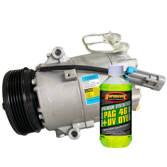 Imagem de Compressor Ar Cond Chevrolet Agile 1.4 Polia 5pk 109mm 12v