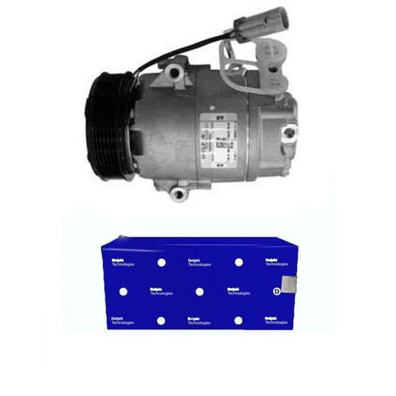 Imagem de Compressor  Ar Condicionado Celta 2009 a 2023 CS20068 Delphi