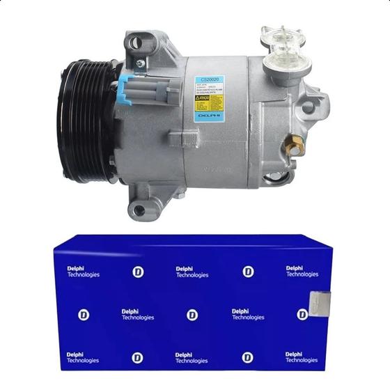 Imagem de Compressor ar condicionado gm s10/blazer 1996 ate 2012 delphi