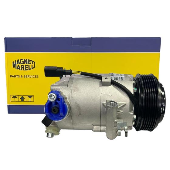 Imagem de Compressor ar Condicionado vw Fox/polo/crossfox/spacefox 1.0/1.6 8v 2003 Ate 2010 Magneti Marelli