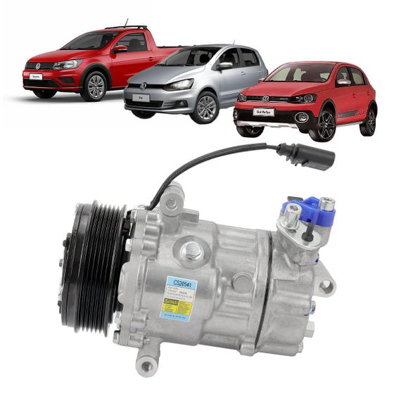 Imagem de Compressor Ar Condicionado VW Spacefox Crossfox Saveiro Gol Rallye Fox 2014 2015 2016 2017 2018