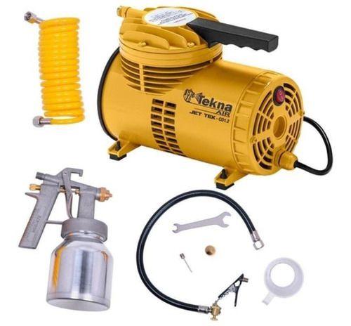 Imagem de Compressor Ar Direto Com Kit Pintura CD12151BK Bivolt Tekna