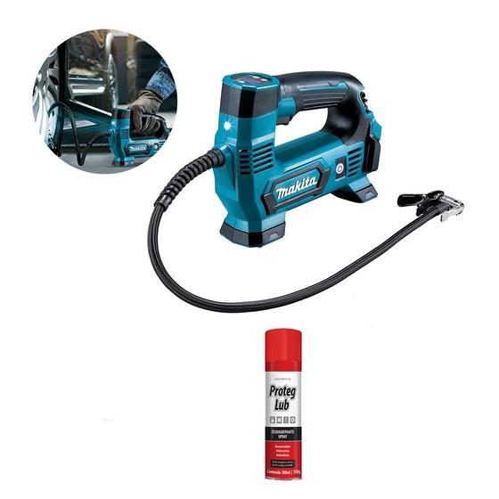 Imagem de Compressor ar Makita 12v a bat MP100dz + desengr Sem bateria