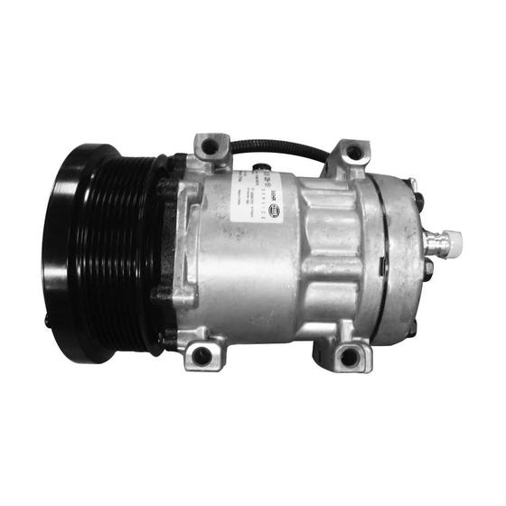 Imagem de Compressor Caterpillar Se7h15 135mm 24v Poly V8