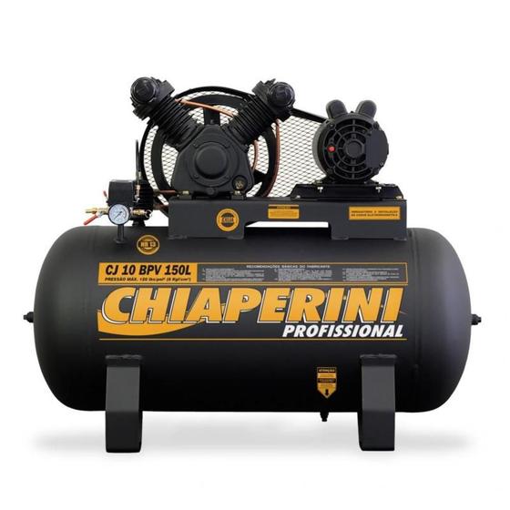 Compressor de ar 10 pés 150 litros 2 hp trifásico - CJ10 BPV 150L ...