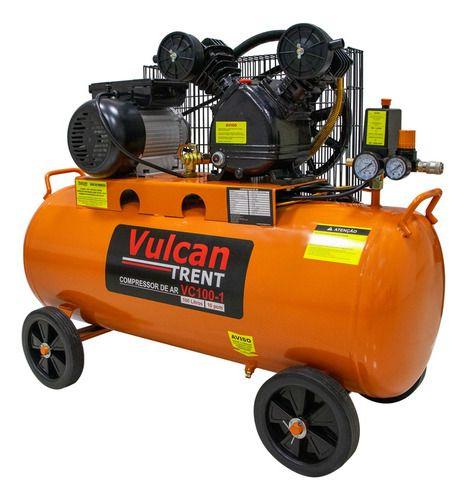 Imagem de Compressor De Ar 100 Litros 3hp 110v Ou 220v - Vulcan Trent