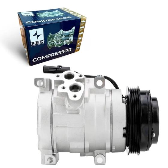 Imagem de Compressor de Ar 10S15 4PK 12V para Máquinas (GREEN)