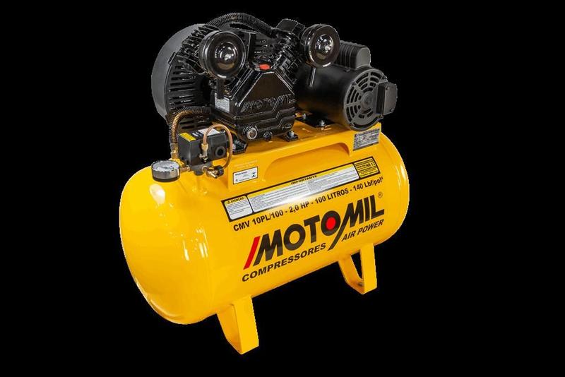 Imagem de Compressor de Ar 140lbs 2HP CMV-10PL/100A - Motomil