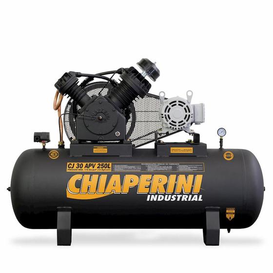 Imagem de Compressor de Ar A.Pressão Tri 7,5HP 250L Chiaperini