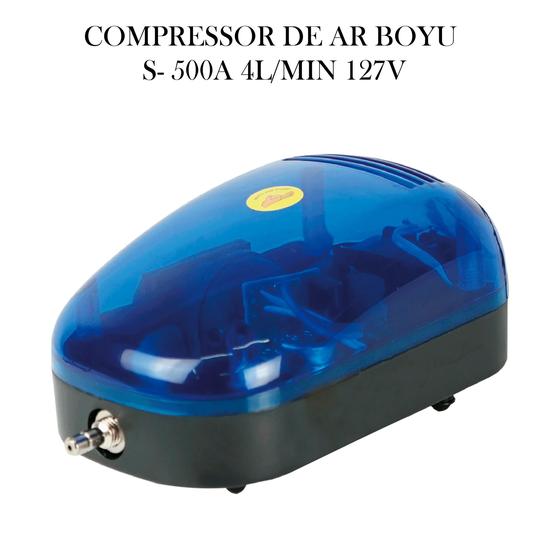 Imagem de Compressor de ar boyu s- 500a 4l/min 110v