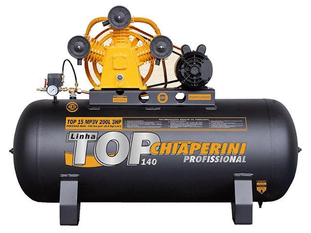 Imagem de Compressor de Ar Chiaperini Top 15 MP3V 200 Litros