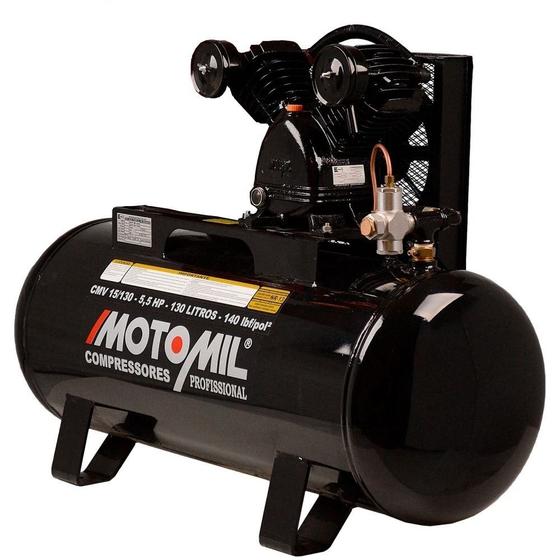 Imagem de Compressor de Ar CMV 15/130C - para motor à gasolina - Sem Motor - Motomil
