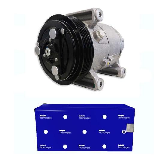 Imagem de Compressor de Ar Condicionado Palio 2005 a 2023 CS10099 Delphi