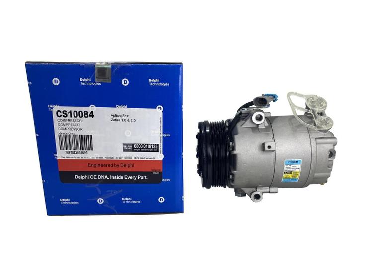 Imagem de Compressor De Ar Condicionado Zafira 2.0 2001 até 2012 Delphi Original