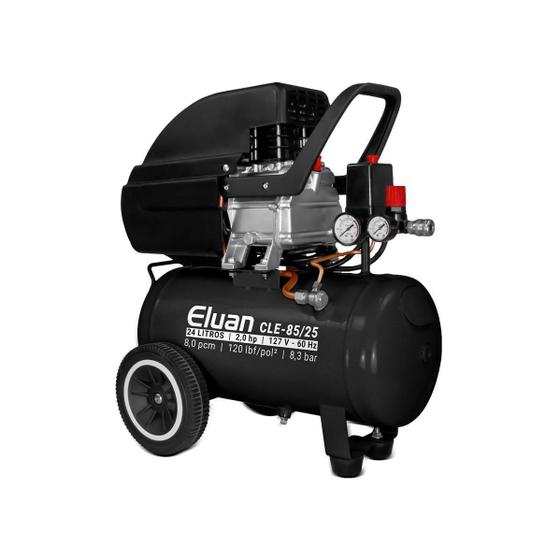 Imagem de Compressor de Ar DCA Cle-85/25 - 2HP 24L - Preto