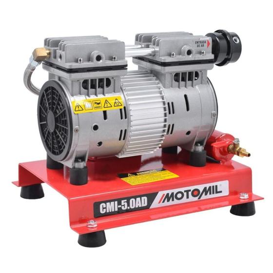 Imagem de Compressor de ar direto 1,3 hp isento de óleo - CMI-5.0AD - Motomil