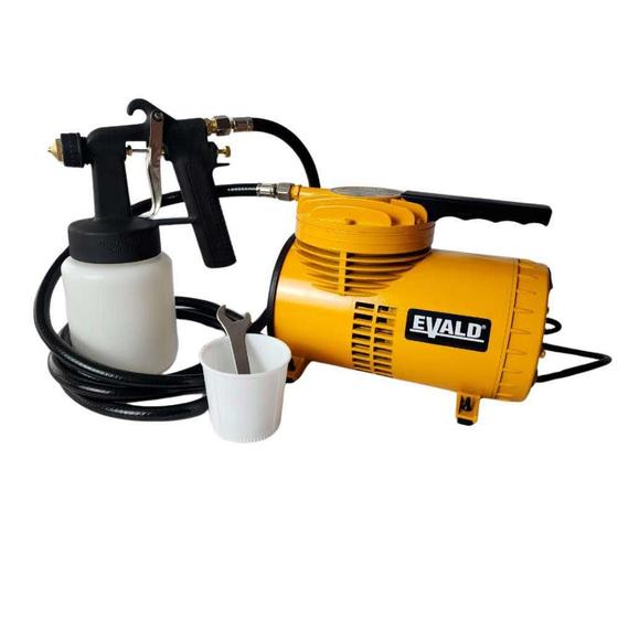 Imagem de Compressor de Ar Direto com Pistola 1/4 HP 190w EVCAD-250 EVALD