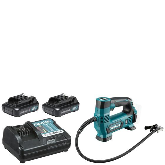 Imagem de Compressor De Ar Makita Mp100dz + Carregador + 2 Baterias