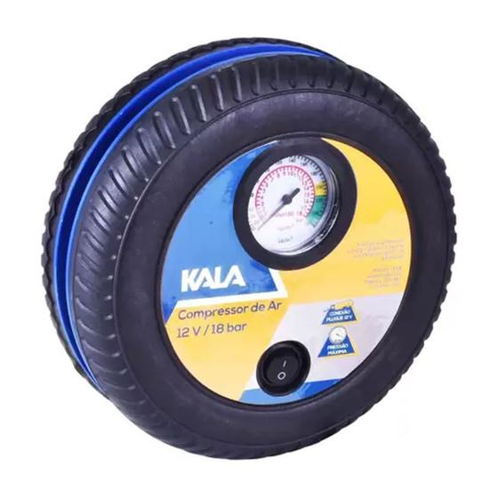 Imagem de Compressor de Ar Mini 12V Modelo Pneu Ref 399558 WORKER