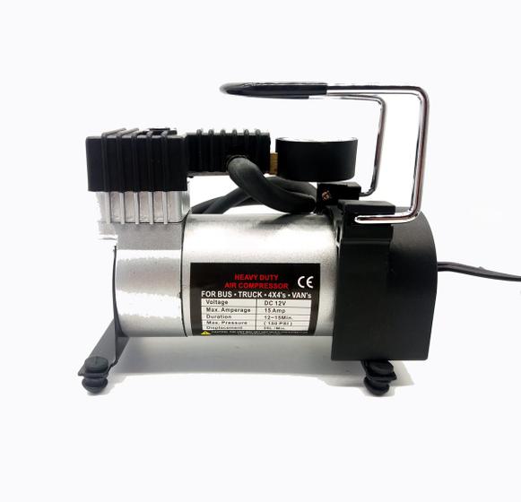 Imagem de Compressor De Ar Novo Modelo Melhorado Pneu De Carro Enchedor Tomada 12V