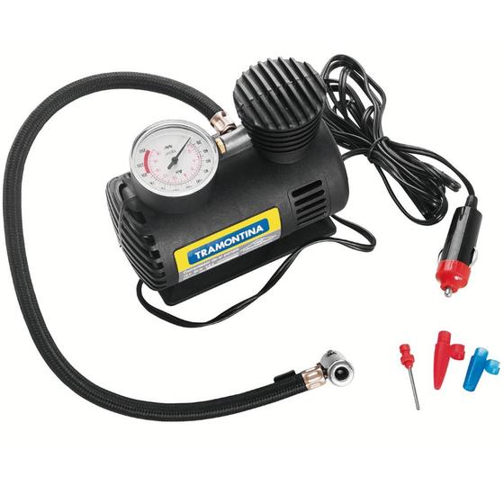 Imagem de Compressor de ar portátil para carros 300 psi 50 W 12 V - Tramontina