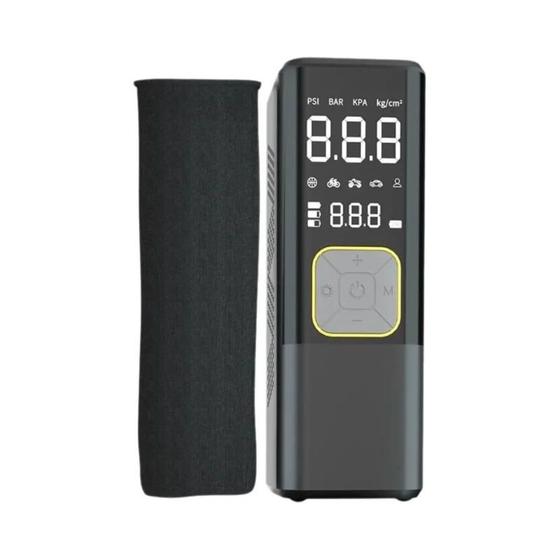 Imagem de Compressor de Ar Portátil Sem Fio 150 PSI - Display Digital para Carros e Motocicletas