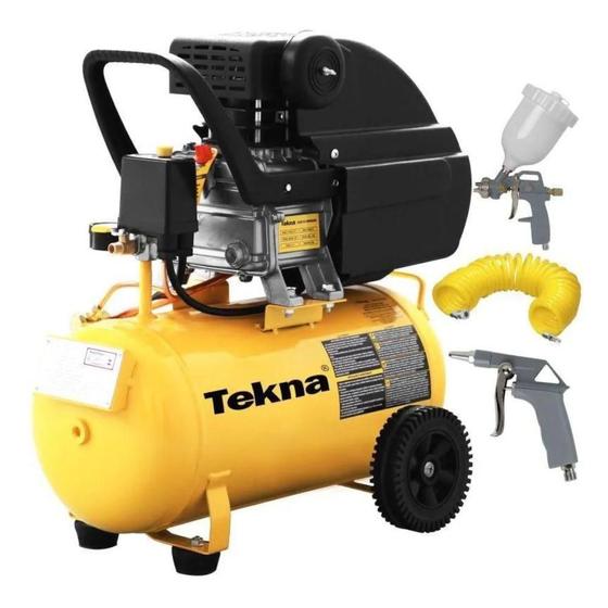 Imagem de Compressor De Ar Tekna CP8022 20L 2Hp Com Kit