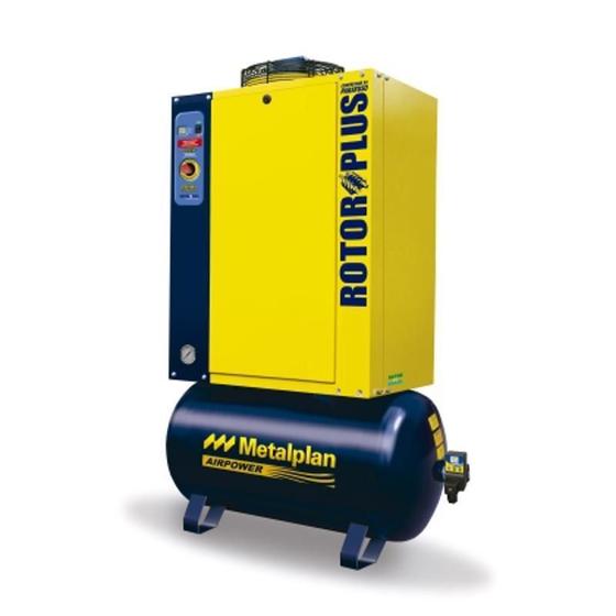 Imagem de Compressor De Parafuso 15Hp 220V 152Lts 9Bar G4 Metalplan