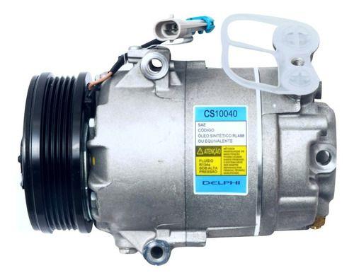 Imagem de Compressor Delphi Corsa Meriva Montana Palio Strada Doblo Siena 2003 2004 2005 2006 2007 2008 2009 2010