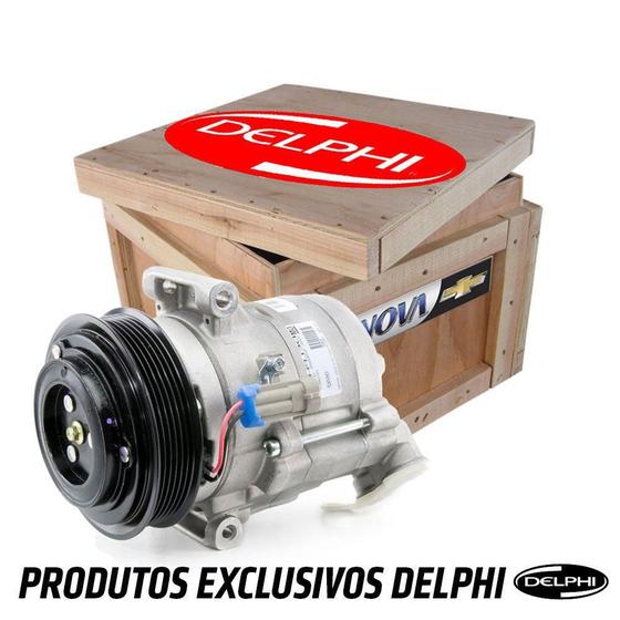 Imagem de Compressor Do Ar Condicionado 1.8 16v Delphi Cruze 2012 A 2016 Cs20227