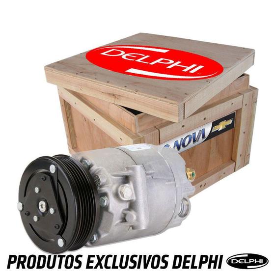 Imagem de Compressor Do Ar Condicionado Delphi Agile montana Cs20078