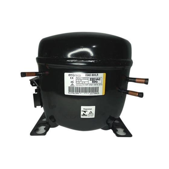 Imagem de Compressor Embraco 1/4+ 110v Gas R134a Egas80hlr
