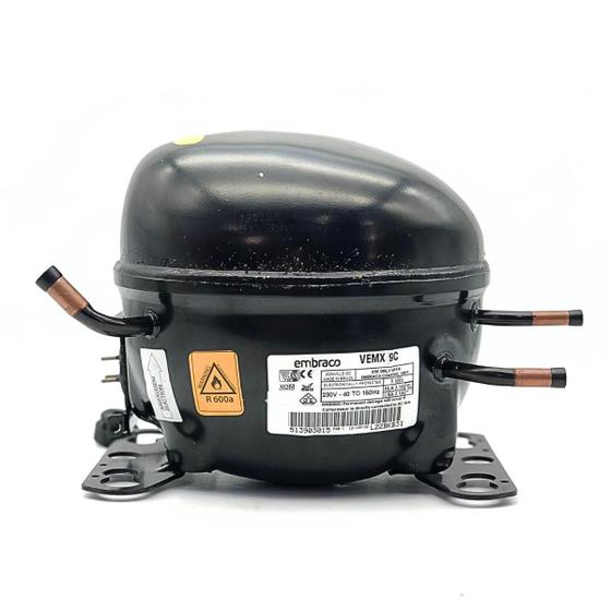 Imagem de Compressor Embraco 1/5 Hp Vemx9C Gás R600A Bivolt W10441742