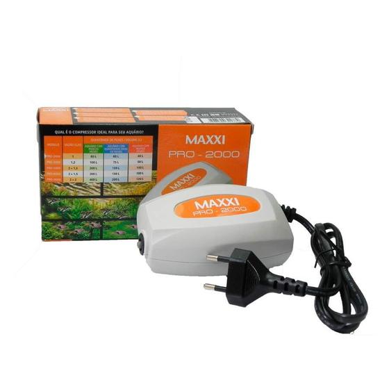 Imagem de Compressor Maxxi Power Pro 2000 Sunsun para Aquários 2.5W - 220V