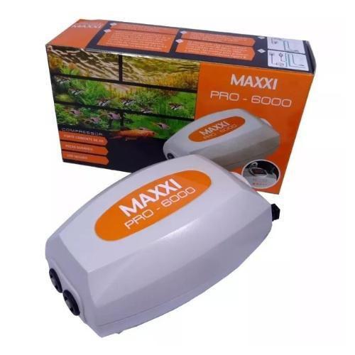 Imagem de Compressor Maxxi Power Pro-6000 3w/5w - 220v Aquário 200L