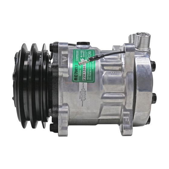 Imagem de Compressor Modelo Sanden Huayu  7H13 7312 8 Orelhas 12v