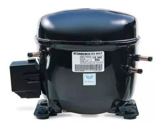 Imagem de Compressor Motor Refrigerador +R134 110V Embraco W10375479