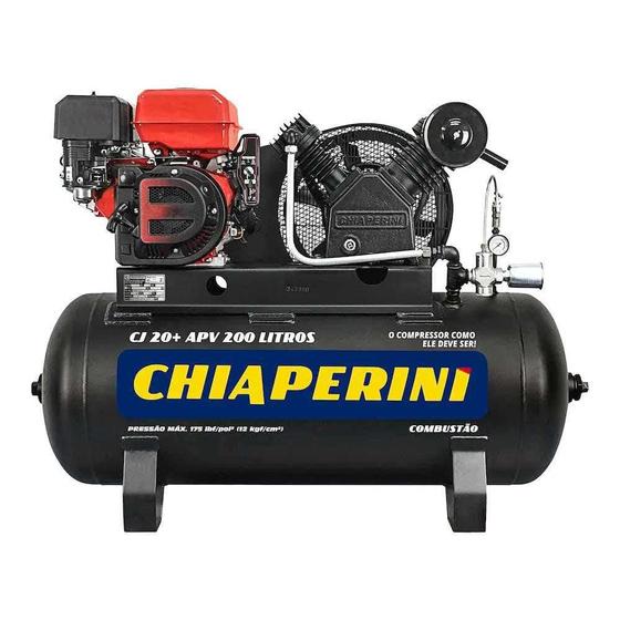 Imagem de Compressor RCH à Gasolina 20 Pés 9HP 200L 26212 CHIAPERINI