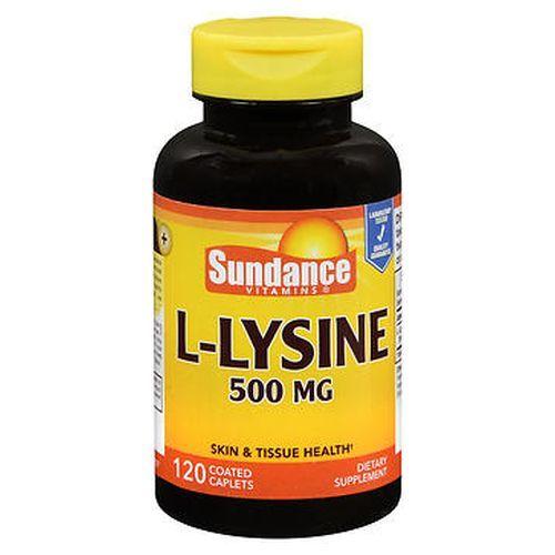 Imagem de Comprimidos de L-lisina Sundance Vitamins 120 comprimidos da Sundance (pacote com 4)