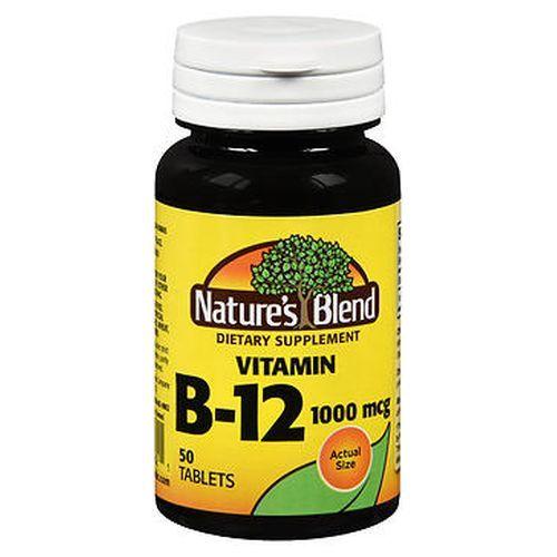 Imagem de Comprimidos de vitamina B12 Nature's Blend 50 comprimidos da Nature's Blend (pacote com 6)