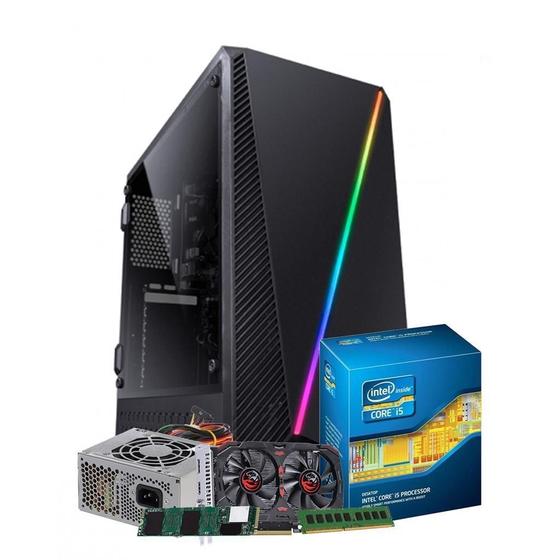 Imagem de Computador 5000 Quad Core I5 3470 8Gb Ssd 128Gb Rx 550 4Gb