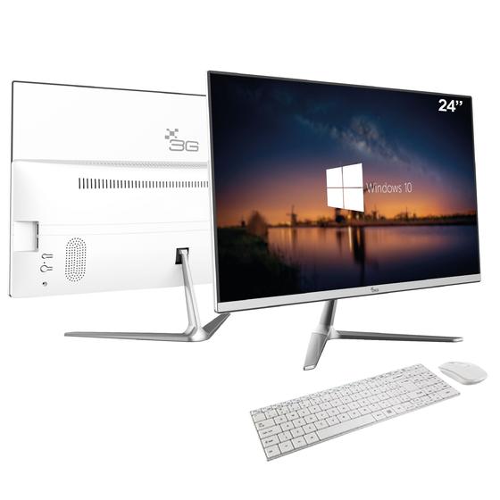 Computador All in One 24" FullHD Intel Dual Core 8GB HD 1TB Windows 10 ...
