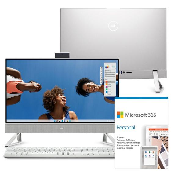 Computador All in One Dell Inspiron 5430 i150U-M20F 23.8" IPS Full HD 13ª Gen Intel Core 7 16GB 512GB SSD Office 365 W11 Menor preço em Computador All in One Dell Inspiron 5430 i150U-M20F 23.8" IPS Full HD 13ª Gen Intel Core 7 16GB 512GB SSD Office 365 W11