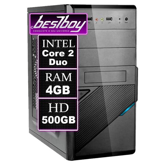 Imagem de Computador Bestpc Core 2 Duo E7500 4gb Hd 500gb