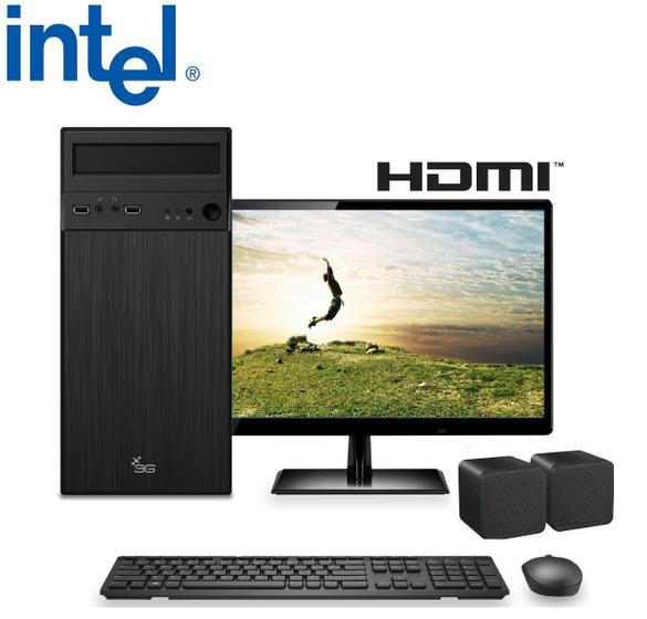 Imagem de Computador com monitor 15,6 intel dual core 2gb 500gb 3green