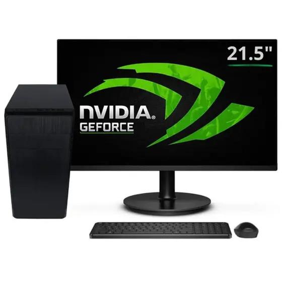 Imagem de Computador Completo Graphics Intel Core i7 16GB SSD 1TB Placa de vídeo Geforce Monitor LED 21.5"