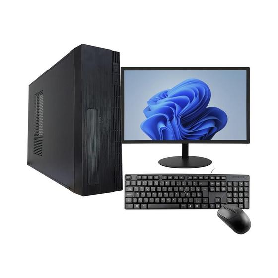 Imagem de Computador Completo I3 8Gb Ssd 240Gb Monitor 19 Fonte 200W