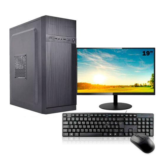 Computador Completo i5 4 Geração Memória 8GB HD 500GB Mon 19" Menor preço em Computador Completo i5 4 Geração Memória 8GB HD 500GB Mon 19"