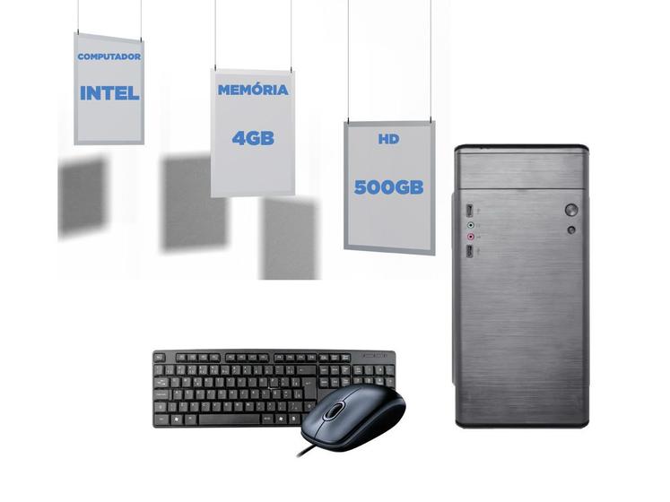 Imagem de Computador completo intel 4gb hd 500gb teclado e mouse